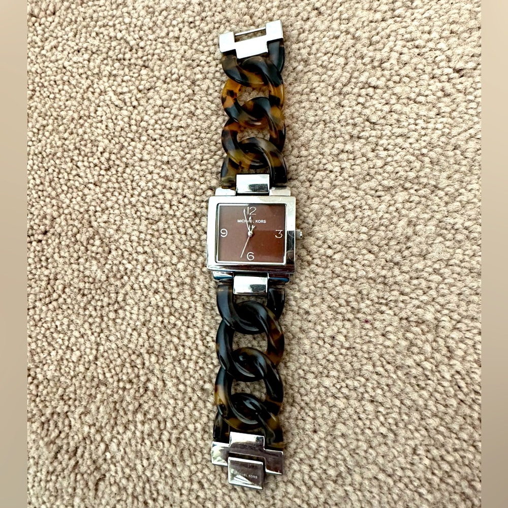 MK Watch with tortoise bracelet